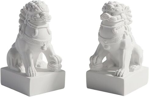 Bookend Support Simple Chinese Style Lion Bookend Exquisite Workmanship Home Decoration Book Stand Study Living Room Entrance Desktop File Bookends in Saudi Arabia