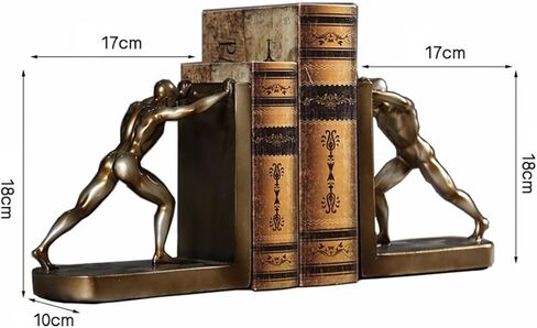 Bookend Support Heavy Duty Resin Bookends Simple for Home Office Llibrary School Study Room Decorative Book Stand Crafts Bookends in Saudi Arabia