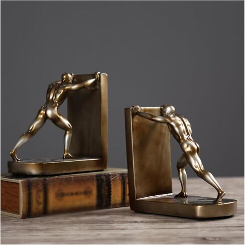 Bookend Support Heavy Duty Resin Bookends Simple for Home Office Llibrary School Study Room Decorative Book Stand Crafts Bookends in Saudi Arabia