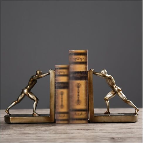 Bookend Support Heavy Duty Resin Bookends Simple for Home Office Llibrary School Study Room Decorative Book Stand Crafts Bookends in Saudi Arabia