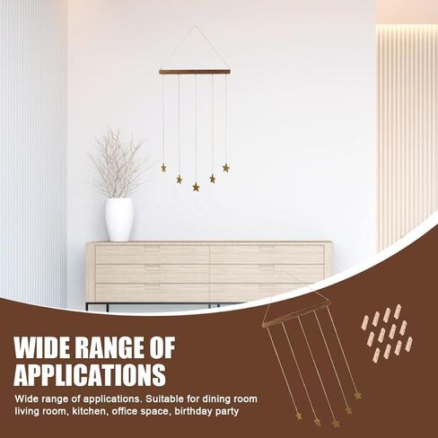 Wooden Photo Display Stand Wall Decor Scandinavian Style 40x25x69cm Photo Hanging Frame Home Ornament for Room Decoration in Kuwait