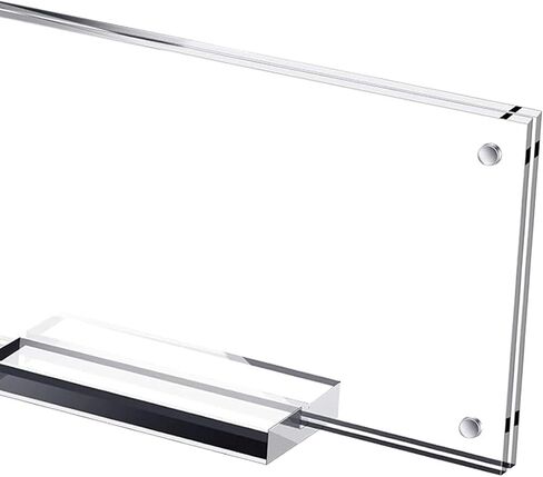 Dollar Bill Frame Holder Acrylic Display with Base Tabletop Display for Photos in Saudi Arabia