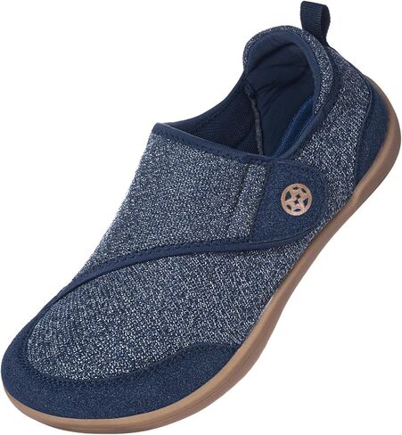 Sisttke Diabetic Shoes for Men Extra Wide Width Adjustable Swollen Feet Orthopedic Shoes Arch Support Barefoot Diabetic Slippers for Edema Elderly Arthritis Indoor Outdoor in Kuwait