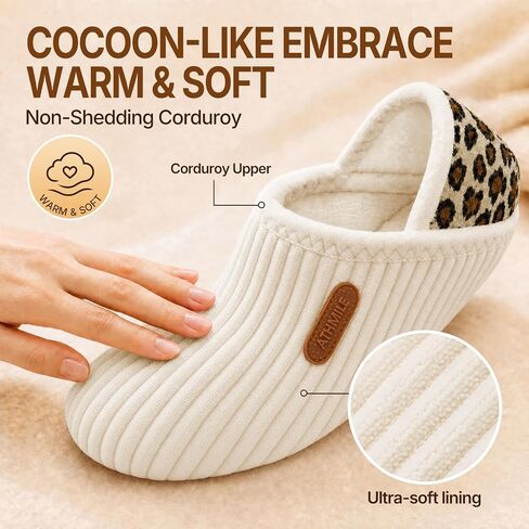 ATHMILE House Slippers for Women Men Lightweight Barefoot Slippers Indoor House Shoes Soft Corduroy Foldable Non Slip Travel Bedroom Hotel Office Camping Hospital Yoga Comfort Gifts Grey in Saudi Arabia