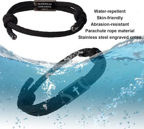 Mikovivi Baseball Cross Bracelet, Stainless Steel Baseball Bracelet Engraved Cross with Prayer Card Sport Jewelry for Sport Enthusiast in Kuwait