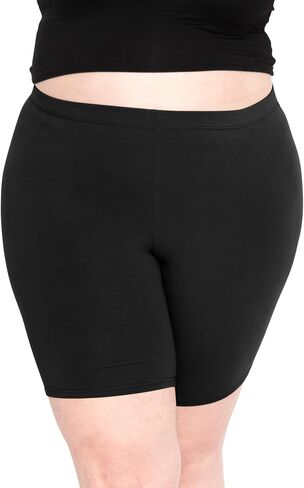 STRETCH IS COMFORT Cotton Athletic Shorts for Women Workout Shorts Running | Solids 95% cotton 5% spandex, prints 95% polyester 5% spandex, running shorts, workout shorts women, womens athletic shorts in Kuwait