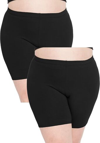 STRETCH IS COMFORT Cotton Athletic Shorts for Women Workout Shorts Running | Solids 95% cotton 5% spandex, prints 95% polyester 5% spandex, running shorts, workout shorts women, womens athletic shorts in Kuwait
