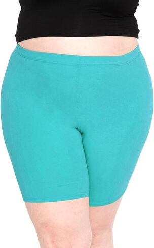 STRETCH IS COMFORT Cotton Athletic Shorts for Women Workout Shorts Running | Solids 95% cotton 5% spandex, prints 95% polyester 5% spandex, running shorts, workout shorts women, womens athletic shorts in Kuwait
