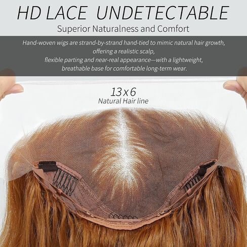 Synthetic Lace Front Wigs Pre Plucked 13x6 HD Lace Ginger Blonde Skunk Stripe Wig Body Wave 100% Futura Premium Wigs For Women 28 Inch Ready Wear Wig Beginner Friendly Daily Party Use in Kuwait