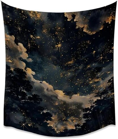 BZWAPQ Fantasy Celestial Aesthetic Vintage Tapestry Dark Academia Astrology Artwork Wall Hanging Decor Maximalist Gothic Starry Print Tapestries for Bedroom Living Room Dorm Wall Decorwhite30x40inch in Saudi Arabia