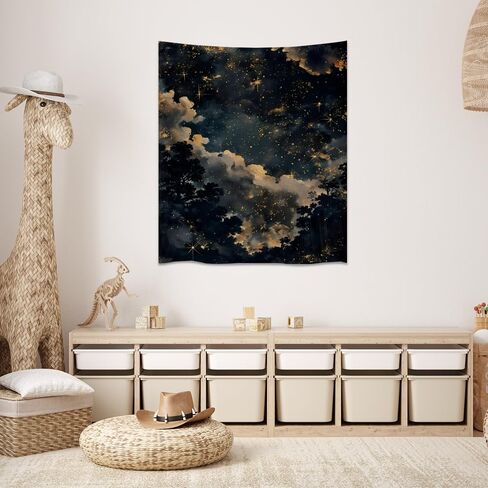 BZWAPQ Fantasy Celestial Aesthetic Vintage Tapestry Dark Academia Astrology Artwork Wall Hanging Decor Maximalist Gothic Starry Print Tapestries for Bedroom Living Room Dorm Wall Decorwhite30x40inch in Saudi Arabia