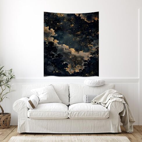 BZWAPQ Fantasy Celestial Aesthetic Vintage Tapestry Dark Academia Astrology Artwork Wall Hanging Decor Maximalist Gothic Starry Print Tapestries for Bedroom Living Room Dorm Wall Decorwhite30x40inch in Saudi Arabia