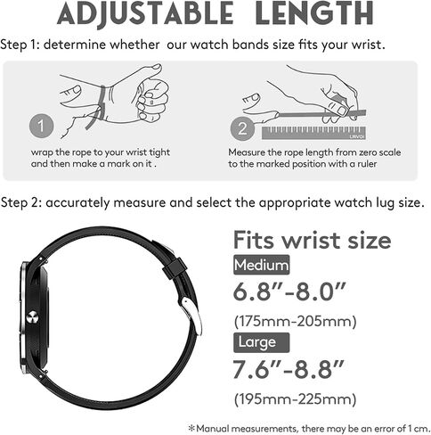 Nylon Watch Band Compatible with Suunto Core, Breathable Hook and Loop Replacement Strap with Loops in Kuwait