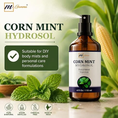 mGanna Corn Mint Hydrosol 4 fl oz / 118 ml (Food Grade) – Refreshing, Natural, and Multi-Purpose in Saudi Arabia