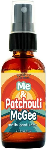 Frankie & Myrrh Me & Patchouli McGee | Patchouli Orange Vanilla Aromatherapy Spray (2 Fl Oz)+ Sticker Pack & Bonus Gift in Kuwait