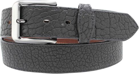 Yourtack Casual Jean Belt Full Grain American Buffalo Leather Belt with tabs in Black or Dark Brown sizes 30"-46" in Saudi Arabia