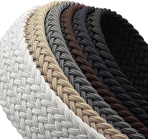 4Pack Men's Casual Elastic Belts Stretched Braided UnisexGolf Sports Belt Black Khaki Coffee and Green in Kuwait