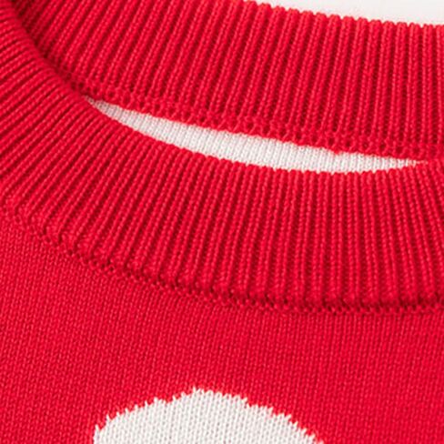 Toddler boy Thanksgiving Outfit Kids Christmas Sweater Boy Girl 2025 Funny Xmas Reindeer Long Sleeve Knit Clothes Toddler Pullover Infant Winter Tops Red-e 4-5 Years in Kuwait