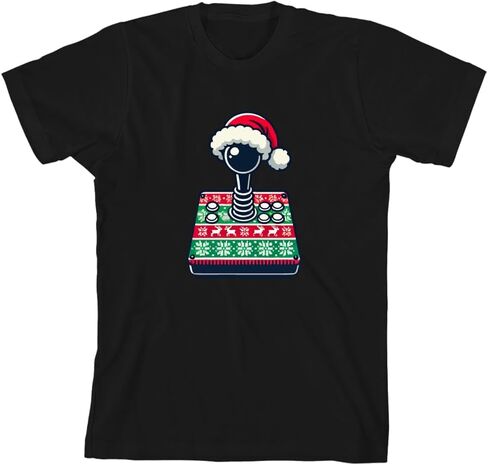 Bioworld Ugly Christmas Sweater Joystick Youth Crew Neck Short Sleeve Tee in Kuwait