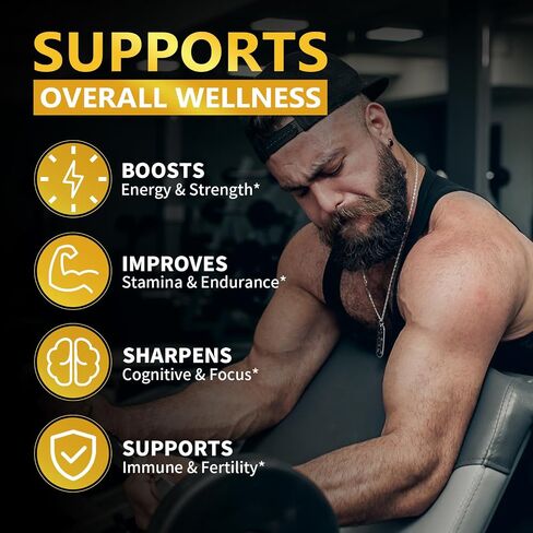 NATURE TARGET Himalayan Shilajit Capsules - 500mg Pure Shilajit with 50% Fulvic Acid & Black Pepper - Energy, Focus & Vitality - 120 Vegan Capsules in Kuwait