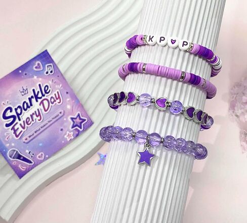 Hunters Bracelets, KPop Style Merch Stuff, Cute Anime Style Bracelets for Women, Perfect for Cosplay, Daily Wear and Party in Saudi Arabia