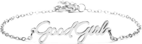 Funny Naughty Bracelet for Women Gold Plated Silver Letter Charm Chain Couple Wife Gift Bracelet Dainty Adjustable Jewelry Novelty Gag Gift for Lover in Kuwait
