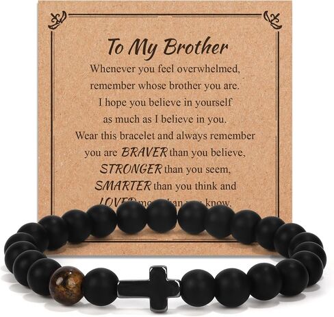 Gifts for Men Bracelet for Men Dad Brother Son Teens, Birthday Graduation Christmas Valentines Christian Gift for Teens Men Stocking Stuffers in Saudi Arabia