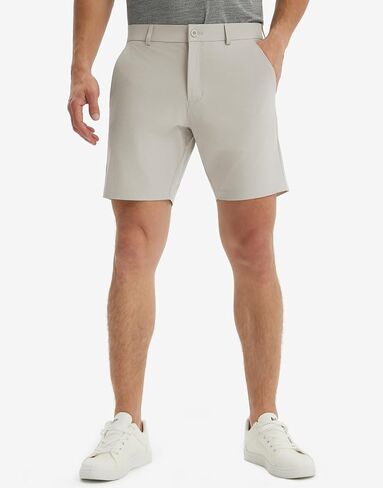 M MAELREG Golf Shorts Men 7" Stretch Soft Flat Front Work Casual Shorts Lightweight Quick Dry Hybrid Flex Mens Dress Shorts in Kuwait
