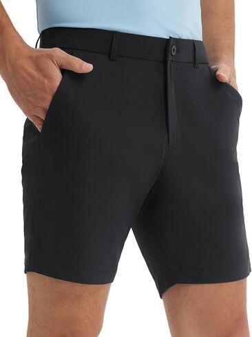 M MAELREG Golf Shorts Men 7" Stretch Soft Flat Front Work Casual Shorts Lightweight Quick Dry Hybrid Flex Mens Dress Shorts in Kuwait