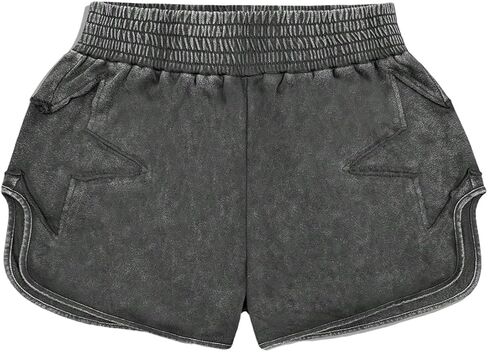VIPWOLF Men's Muay Thai Shorts Star Graphic Wide Leg Elastic Waist Y2k MMA BJJ Kickboxing Shorts Drippy Streetwear in Kuwait