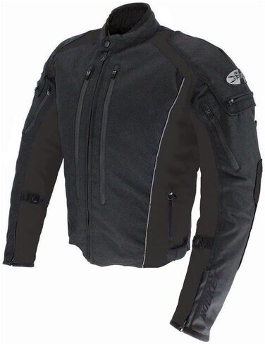 Joe Rocket Turbulent Motorcycle Jacket, CE Armor, Water Resistant Shell, Ventilation, Reflective Piping in Saudi Arabia