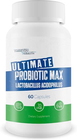 Ultimate Probiotic Max Lactobacillus Acidophilus - Our Best Lactobacillus Acidophilus Probiotic Blend - Gut Bacteria Probiotics for Digestive Health - Healthy Gut Restore Probiotics 40 Billion Cfu in Saudi Arabia