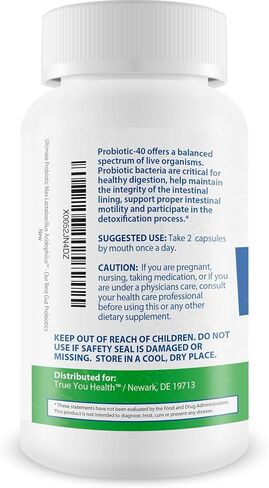 Ultimate Probiotic Max Lactobacillus Acidophilus - Our Best Lactobacillus Acidophilus Probiotic Blend - Gut Bacteria Probiotics for Digestive Health - Healthy Gut Restore Probiotics 40 Billion Cfu in Saudi Arabia