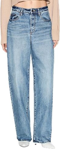 Armani Exchange Womens J38 Reeled Denim Jeans in Kuwait