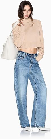 Armani Exchange Womens J38 Reeled Denim Jeans in Kuwait