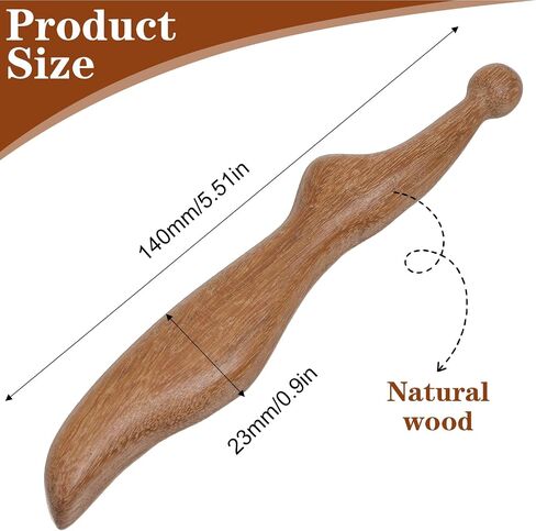 Wooden Massage Pen, Wooden Acupoint Massage Tool, Acupressure Stick Tool for Relaxing Body Hand Foot in Kuwait