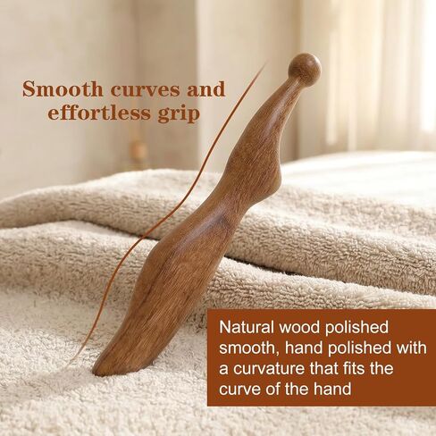 Wooden Massage Pen, Wooden Acupoint Massage Tool, Acupressure Stick Tool for Relaxing Body Hand Foot in Kuwait