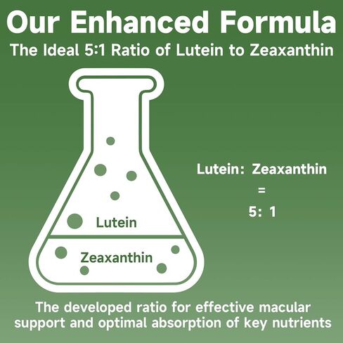 Eye Vitamin and Mineral Supplement 14 in 1 Advanced Eye Formula Vision Support with Lutein and Zeaxanthin Vitamin C E Zinc Copper, Eye Health Supplements for Adults, 60 Capsules/1 PC in Saudi Arabia