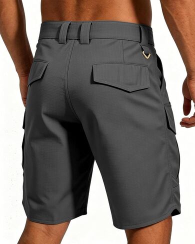 Men's Hiking Cargo Shorts Waterproof Quick Dry Tactical Shorts Lightweight Casual Outdoor Work Shorts Multi Pockets (No Belt) in Kuwait
