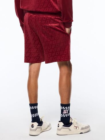 Sergio Tacchini Bandiera Debossed Velour Short in Saudi Arabia