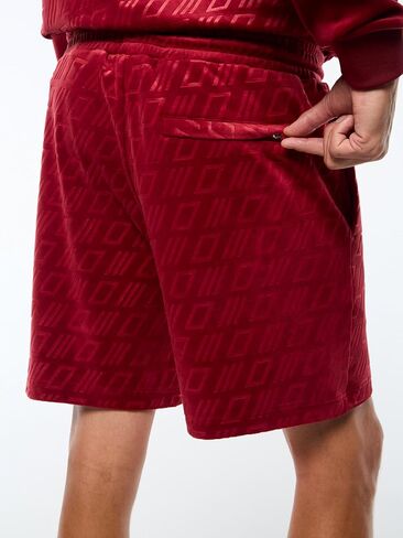 Sergio Tacchini Bandiera Debossed Velour Short in Saudi Arabia