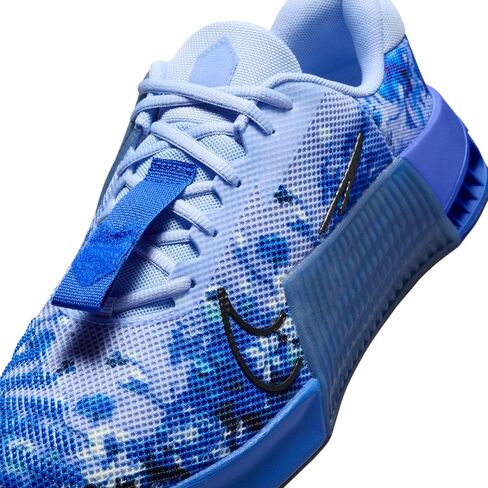 حذاء التمرين الرجالي Nike Metcon 9 AMP (HJ6008-400، ألومنيوم/أزرق ريسر/كحلي منتصف الليل/أسود) مقاس 12 in Kuwait