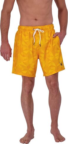 Spyder Men's Swim Trunks – Stretch, Quick-Dry 7-inch Board Shorts Sun Protection & Liner in Saudi Arabia