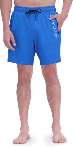 Spyder Men's Swim Trunks – Stretch, Quick-Dry 7-inch Board Shorts Sun Protection & Liner in Saudi Arabia