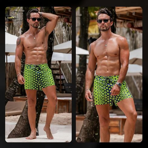 Tucann Men's Trunks Compression Liner Quick Dry Zipper Pocket Chlorine Resistan 4 Way Stretch Swim Shorts for Men in Saudi Arabia