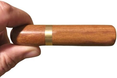 New Natural Rosewood Cremation Urn/Scattering Tube - Fits Pocket or Purse, Perfect for Travel, TSA Compliant in Kuwait