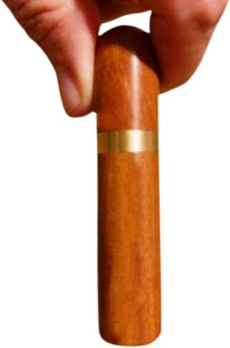 New Natural Rosewood Cremation Urn/Scattering Tube - Fits Pocket or Purse, Perfect for Travel, TSA Compliant in Kuwait