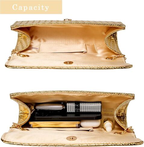 Women's Woven Evening Bag Faux Leather Shoulder Handbag Fashion Crossbody Clutch Purse in Saudi Arabia