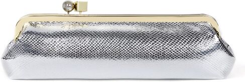 kisslock Clutch Purse, Microfiber Leather Evening Bag with Gold Frame Clasp, Women's Formal Party Shoulder Handbag in Kuwait