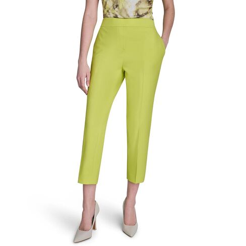 DKNY Women's Mid Rise Straight Leg Pull on Pant in Kuwait